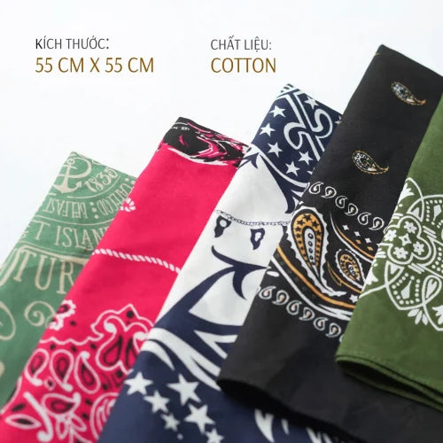 Bandana Khăn en coton