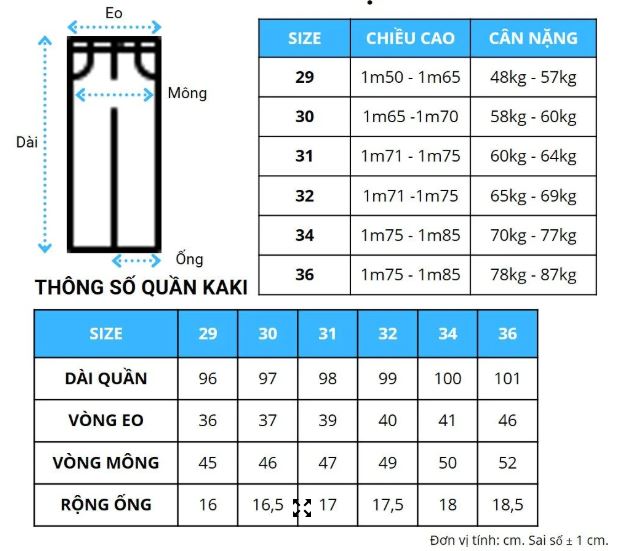 Quần kaki túi chéo