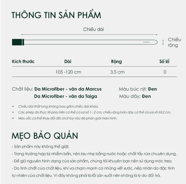 Thắt lưng khóa tự động